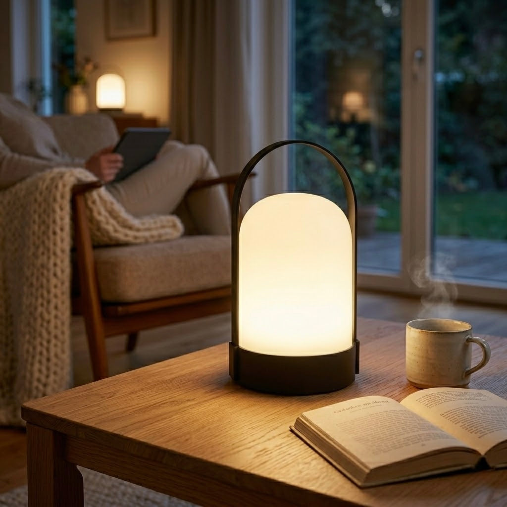 Tragbare Solar LED-Laterne – USB aufladbar & Wasserdicht IP65-Lighting > Table & Floor Lamps > Table Lamps > LED Table Lamps-Lumensis-3000K-1 PCS-Lumensis