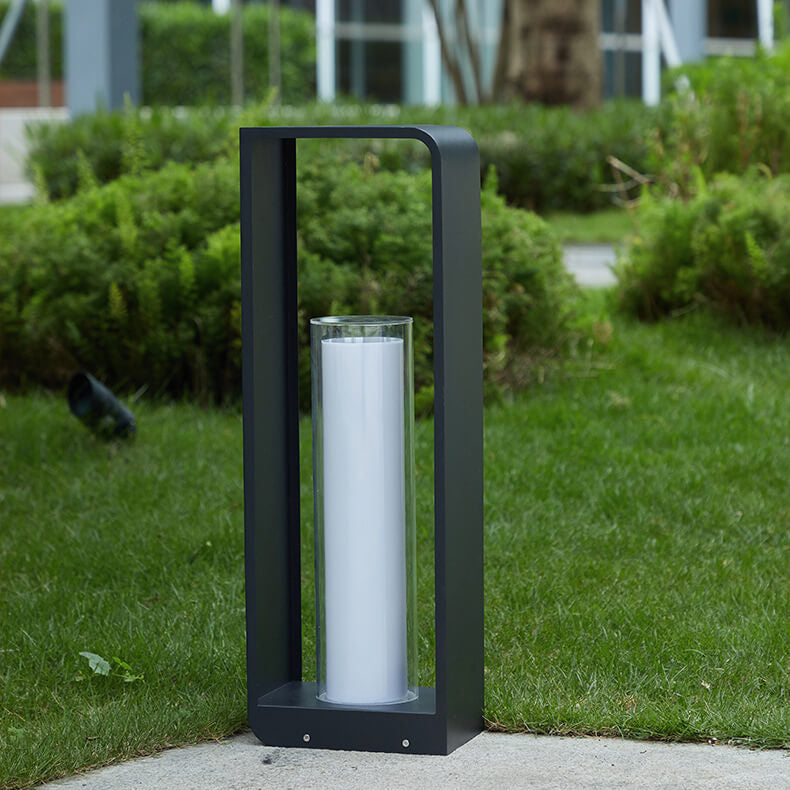 Solar-Laterne Außen Schwarz – LED Gartenleuchte mit Fernbedienung-Outdoor light-Lumensis-Klein-Warmes Licht (3000K)-Lumensis