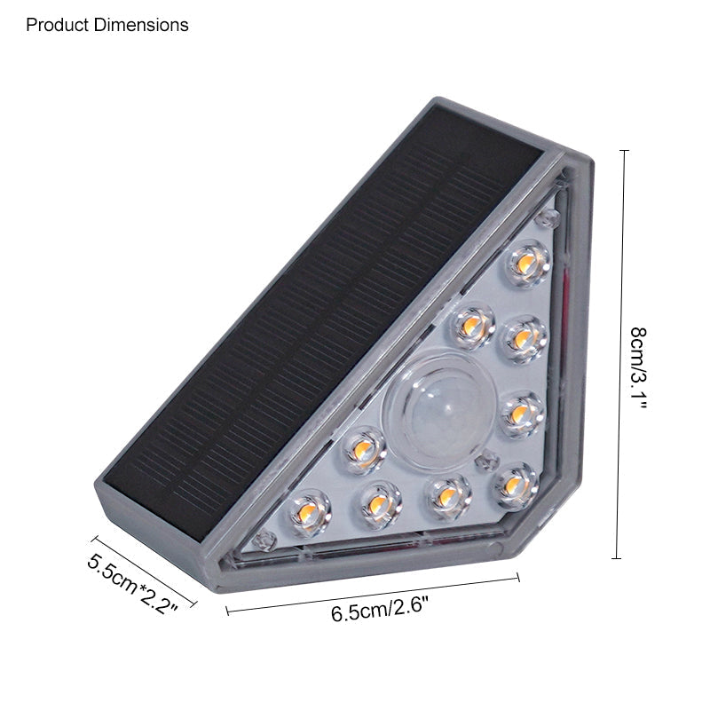 Solar-Terrassenleuchte mit Sensor