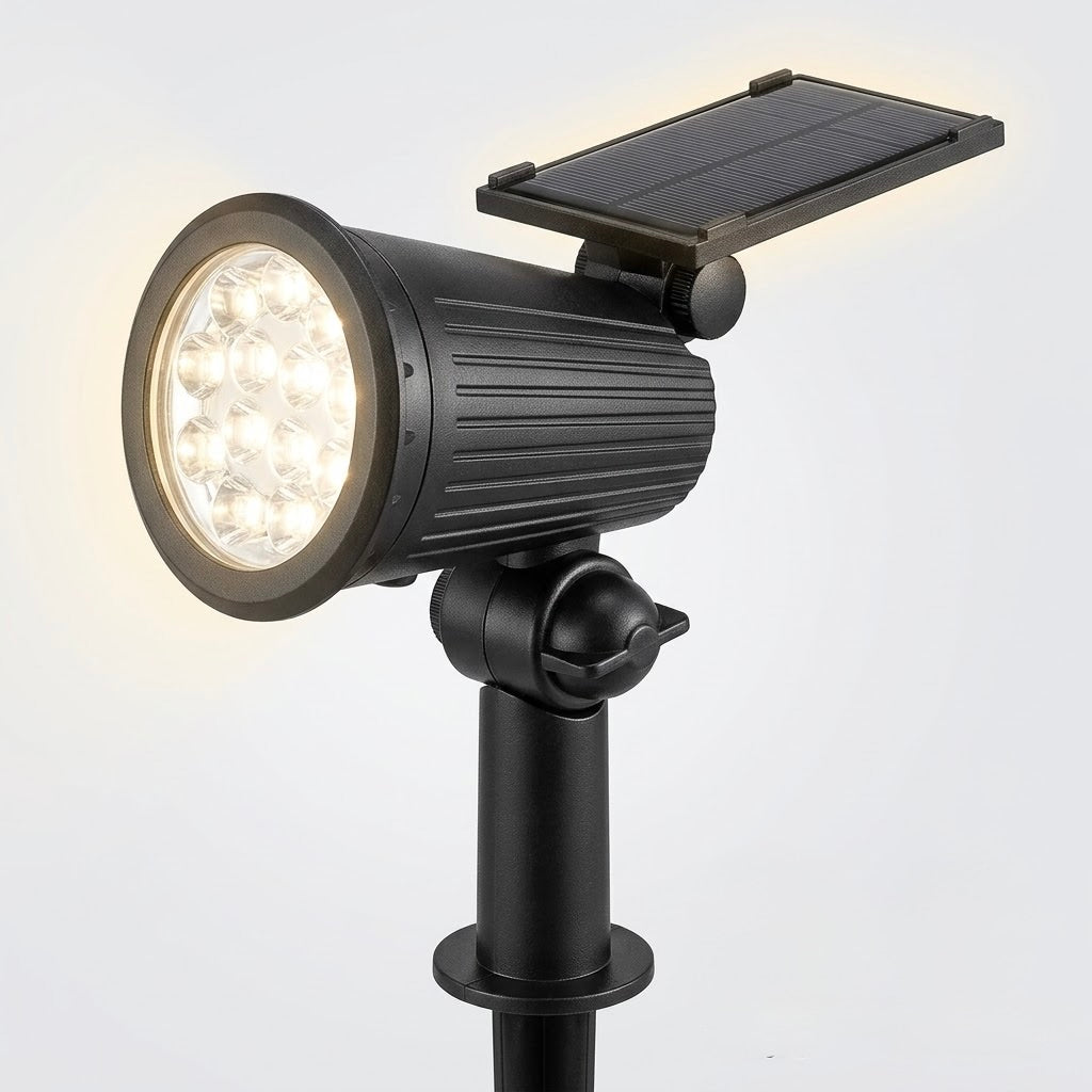 LED Solar-Gartenstrahler Alu – Verstellbarer Spot mit RGB & Warmweiß-Lighting > Outdoor Lighting > Landscape Lighting > Spotlights-Lumensis-1 Stück-Lumensis