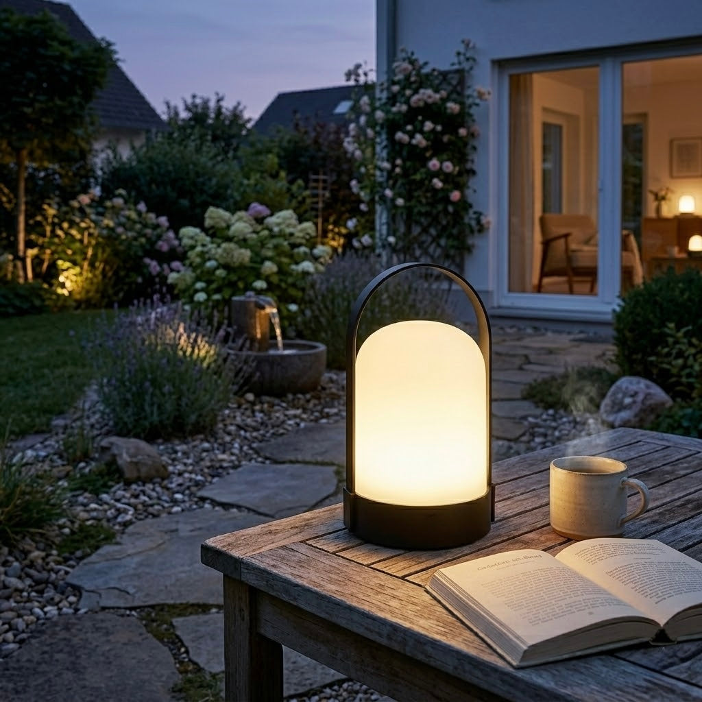 Tragbare Solar LED-Laterne – USB aufladbar & Wasserdicht IP65-Lighting > Table & Floor Lamps > Table Lamps > LED Table Lamps-Lumensis-3000K-1 PCS-Lumensis