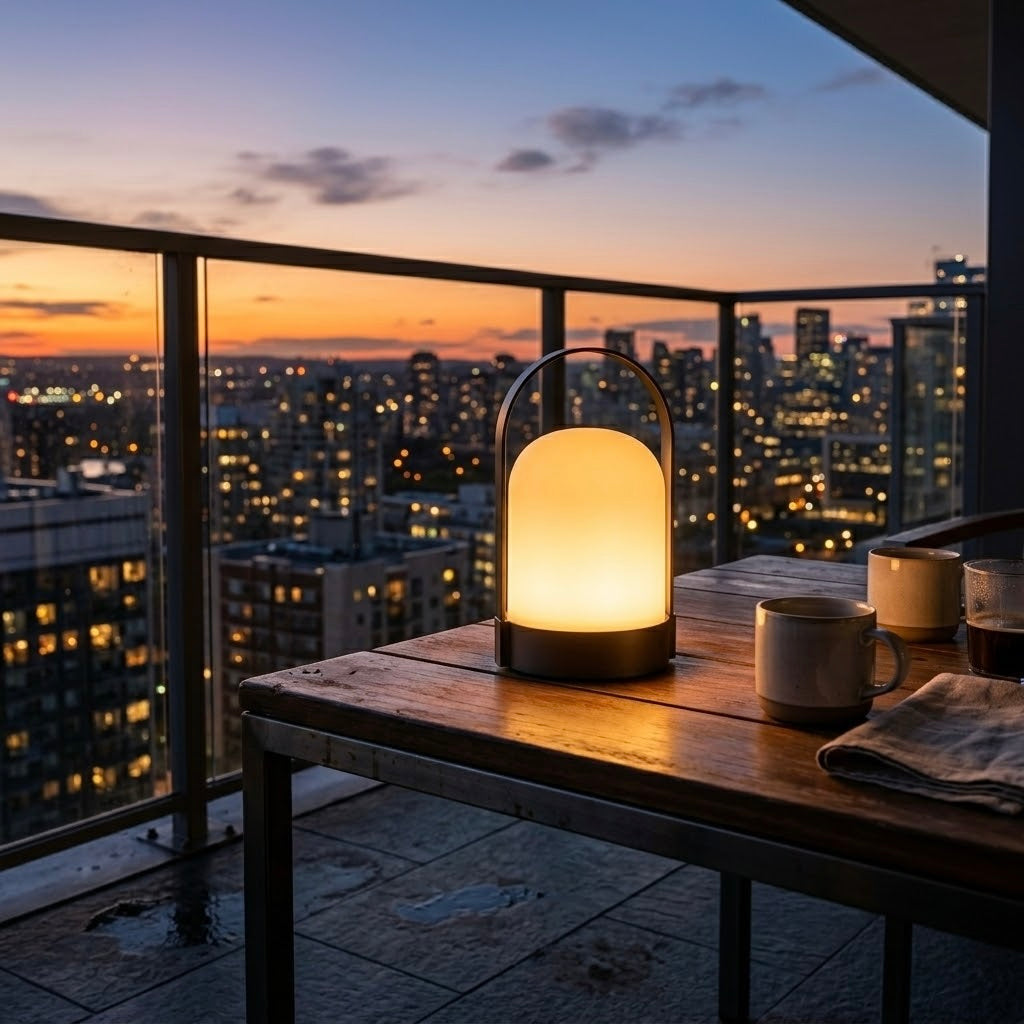 Tragbare Solar LED-Laterne – USB aufladbar & Wasserdicht IP65-Lighting > Table & Floor Lamps > Table Lamps > LED Table Lamps-Lumensis-3000K-1 PCS-Lumensis