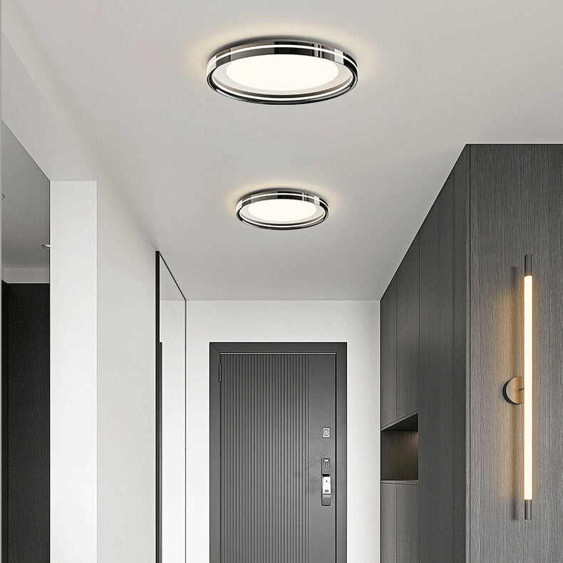 Stufenlos dimmbare LED Deckenlampe – Inkl. Fernbedienung & Farbauswahl-Flush Mount Lighting-Lumensis-Weißes Licht (5000K)-Weiß - Rund-Lumensis