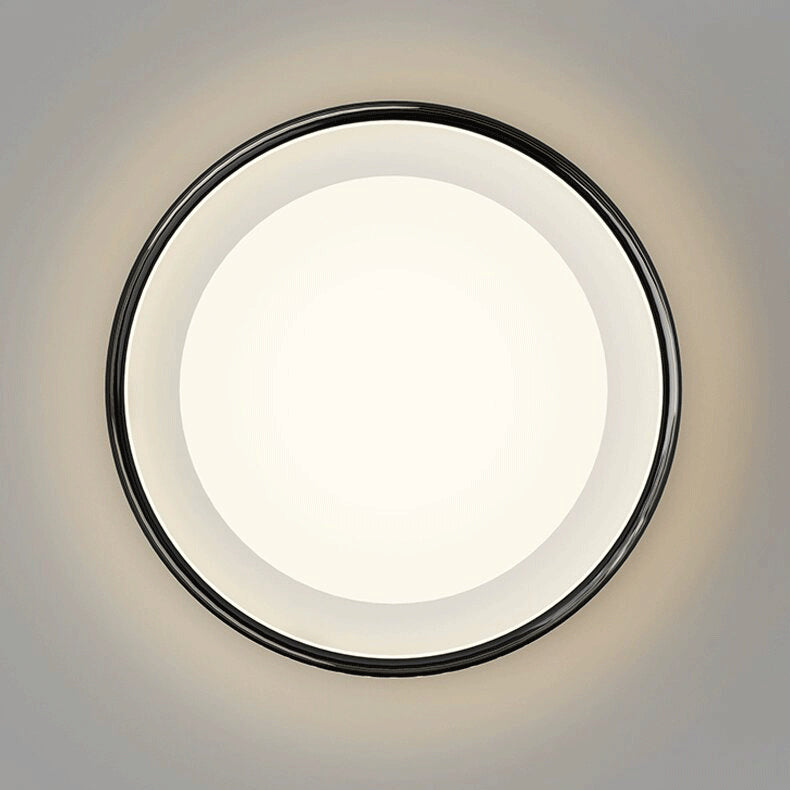 Stufenlos dimmbare LED Deckenlampe – Inkl. Fernbedienung & Farbauswahl-Flush Mount Lighting-Lumensis-Weißes Licht (5000K)-Weiß - Rund-Lumensis