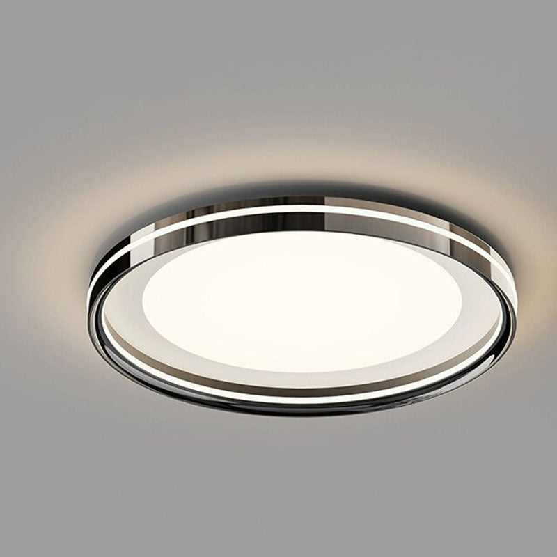 Stufenlos dimmbare LED Deckenlampe – Inkl. Fernbedienung & Farbauswahl-Flush Mount Lighting-Lumensis-Weißes Licht (5000K)-Weiß - Rund-Lumensis