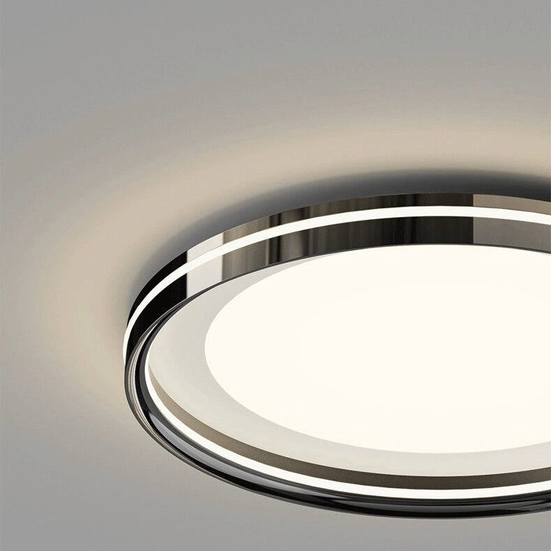 Stufenlos dimmbare LED Deckenlampe – Inkl. Fernbedienung & Farbauswahl-Flush Mount Lighting-Lumensis-Weißes Licht (5000K)-Weiß - Rund-Lumensis