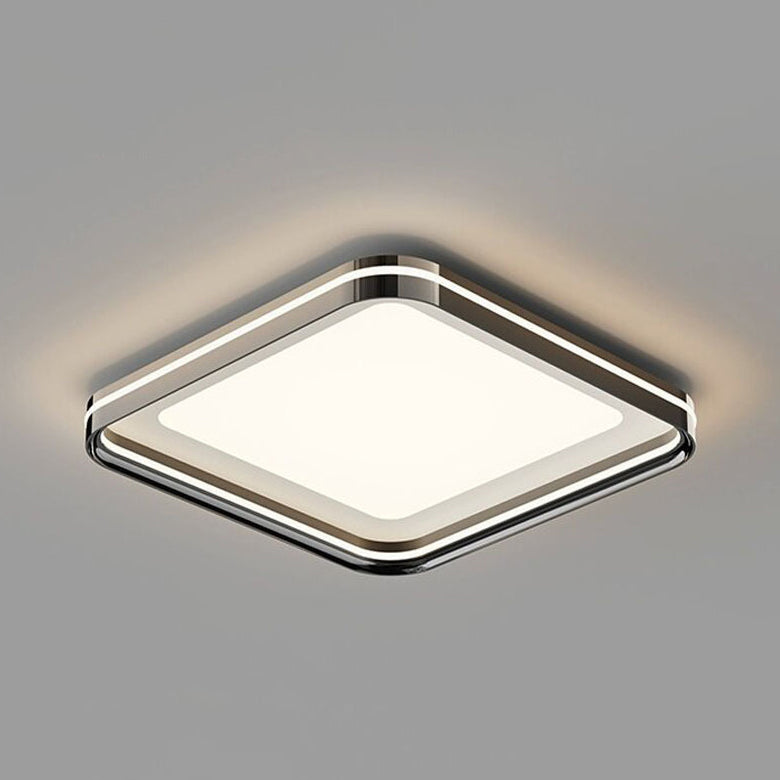 Stufenlos dimmbare LED Deckenlampe – Inkl. Fernbedienung & Farbauswahl-Flush Mount Lighting-Lumensis-Weißes Licht (5000K)-Weiß - Rund-Lumensis