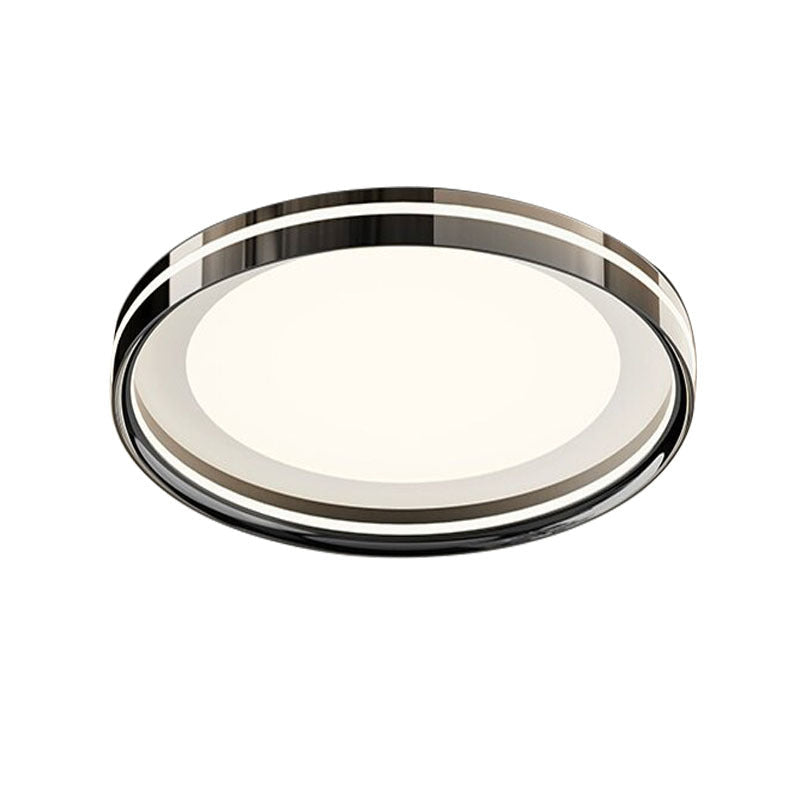 Stufenlos dimmbare LED Deckenlampe – Inkl. Fernbedienung & Farbauswahl-Flush Mount Lighting-Lumensis-Weißes Licht (5000K)-Weiß - Rund-Lumensis