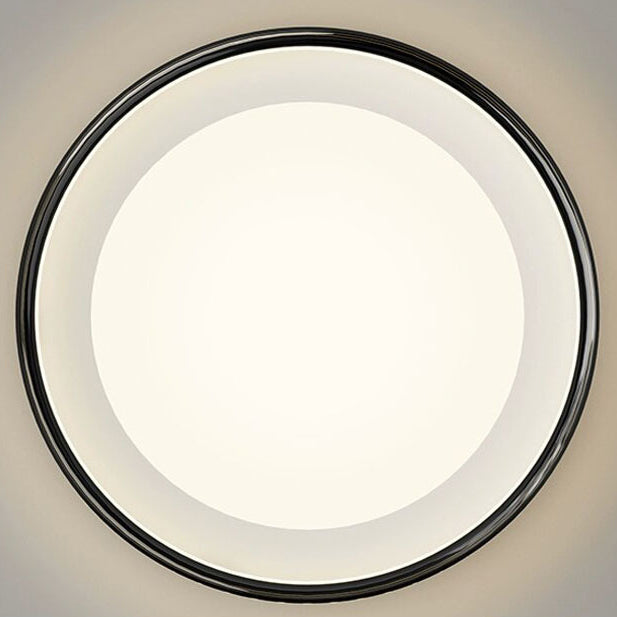 Stufenlos dimmbare LED Deckenlampe – Inkl. Fernbedienung & Farbauswahl-Flush Mount Lighting-Lumensis-Weißes Licht (5000K)-Weiß - Rund-Lumensis
