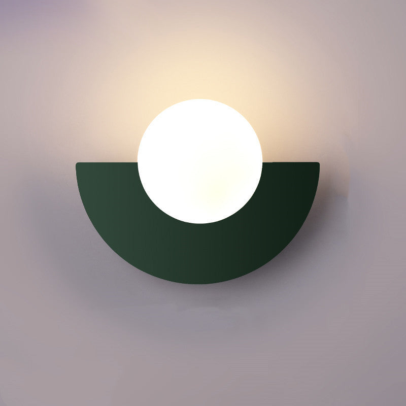 Geometrische LED Wandleuchte – Modernes Designer-Licht mit Farbakzenten-Wall Lights-Lumensis-Grün-100V-120V-Lumensis