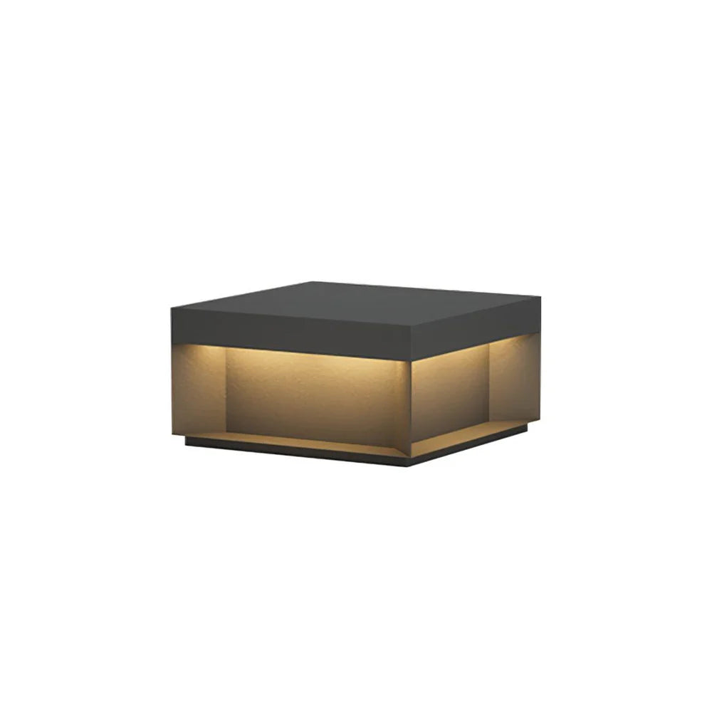 Solar LED Würfel Außenleuchte – Wetterfeste Gartenlampe IP65 mit Warmweißem Licht-Lighting > Outdoor Lighting > Outdoor Post Lights > Pillar Lights-Lumensis-25cm-Solar-Lumensis