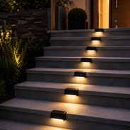 Solar Treppenleuchten Außen – LED Stufenlichter für Terrasse & Eingang