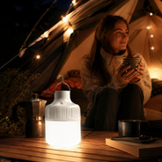 Wiederaufladbare LED Campingleuchte – USB Lampe für Garten & Camping