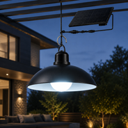 Solar Hängelampe Außen – Warmweiß, mit Fernbedienung, für Terrasse & Garten