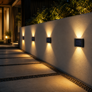 Solar-Up-Down-Wandleuchte