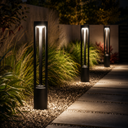 LED-Pollerleuchte für Wege