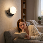 Geometrische LED Wandleuchte