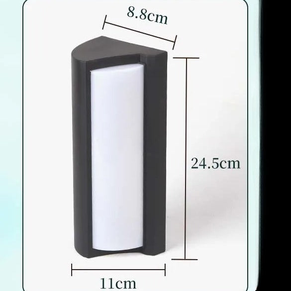 Quadratische LED-Außenwandleuchte