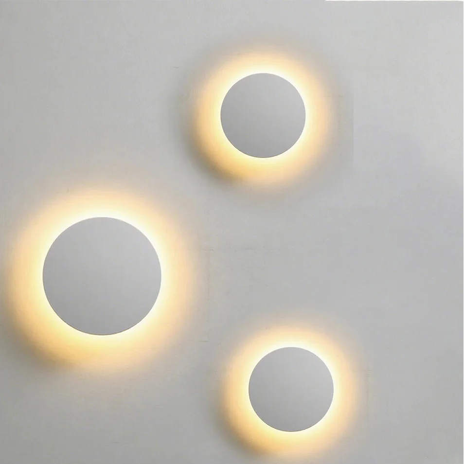 Wasserdichte LED-Wandleuchte rund