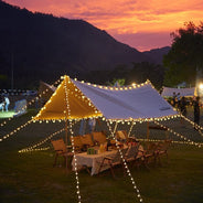 Solar-LED-Lichterkette Kristall