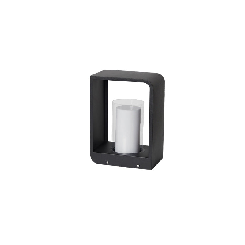 Solar-Laterne Außen Schwarz – LED Gartenleuchte mit Fernbedienung-Outdoor light-Lumensis-Klein-Warmes Licht (3000K)-Lumensis