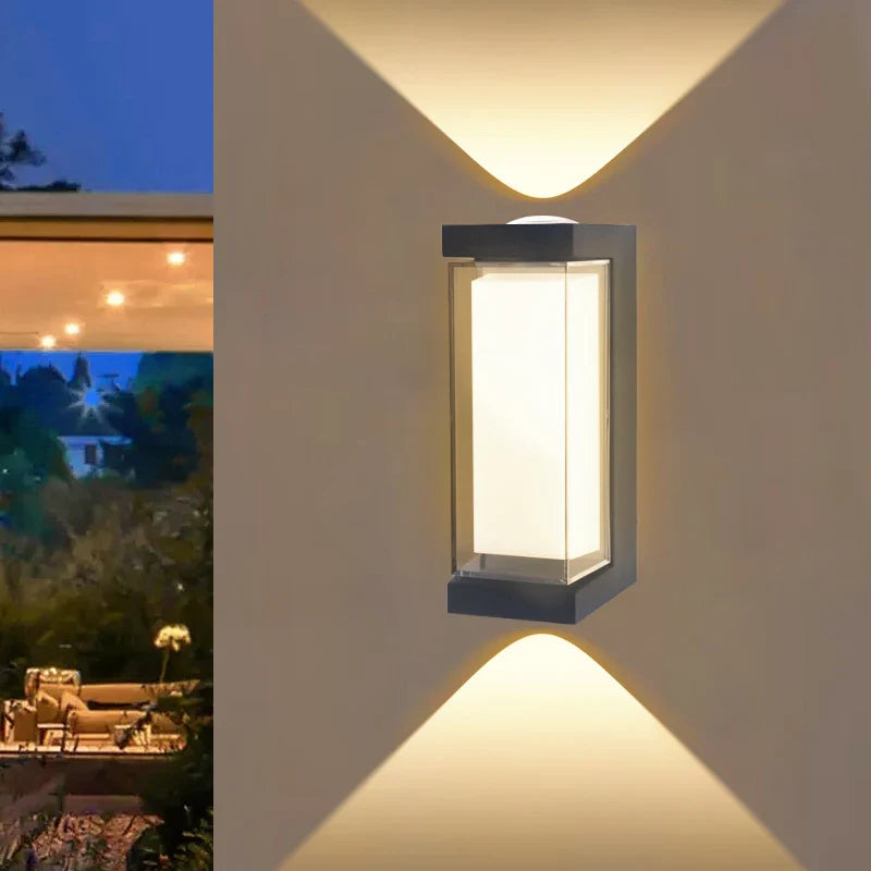 Minimalistische Up-Down-LED-Wandleuchte