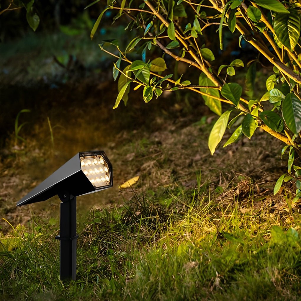 LED Solar-Gartenstrahler mit Erdspieß – Verstellbarer Outdoor-Spot-Lighting > Outdoor Lighting > Landscape Lighting > Spotlights-Lumensis-Warmweiß-2 Stück-Lumensis