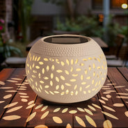 Solar Tischleuchte Outdoor IP65 – LED Außenlaterne mit Bewegungssensor & Akku-Backup