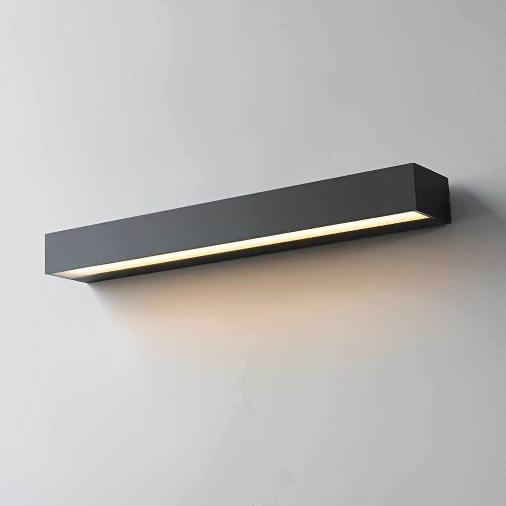 Linear LED Außenwandleuchte – Minimalistische Fassadenlampe in Schwarz-Lighting > Outdoor Lighting > Outdoor Wall Lighting > Linear Wall Lights-Lumensis-20cm-Warmes Weiß-Lumensis