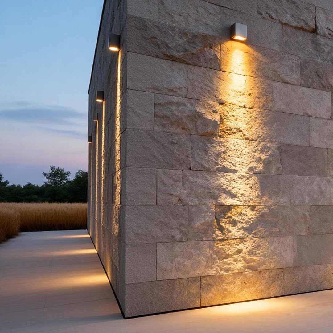 LED Fassadenstrahler 24W – Architektur-Spotlight Grau IP65-Lighting > Outdoor Lighting > Outdoor Wall Lighting > Up & Down Wall Lights-Lumensis-Weiß-1 Stück-Lumensis