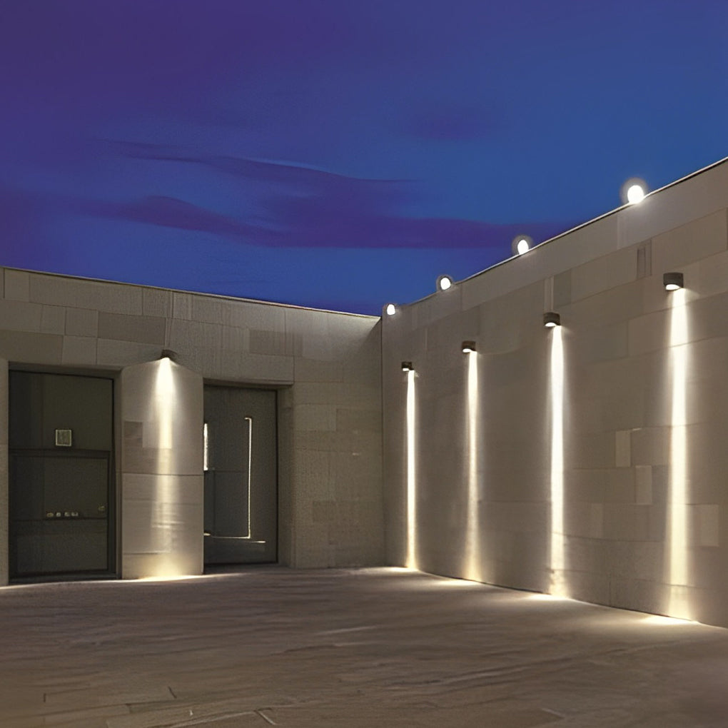 LED Fassadenstrahler 24W – Architektur-Spotlight Grau IP65-Lighting > Outdoor Lighting > Outdoor Wall Lighting > Up & Down Wall Lights-Lumensis-Warmesweiß-4er-Set-Lumensis