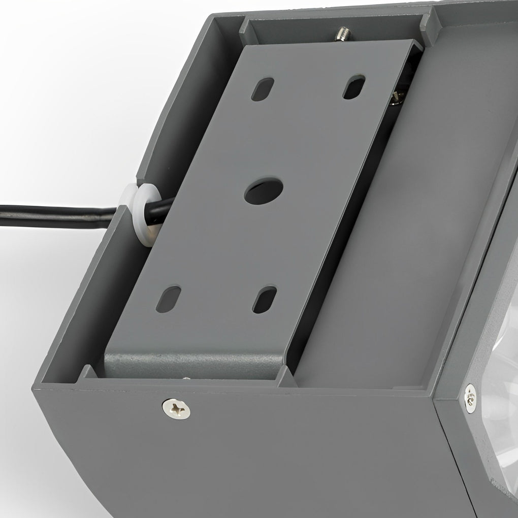 LED Fassadenstrahler 24W – Architektur-Spotlight Grau IP65-Lighting > Outdoor Lighting > Outdoor Wall Lighting > Up & Down Wall Lights-Lumensis-Weiß-1 Stück-Lumensis