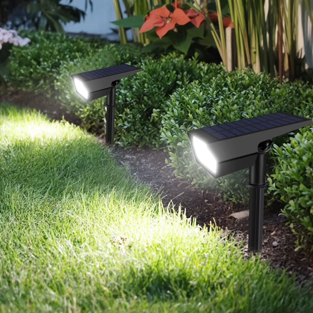 LED Solar-Wandleuchte Downlight – Verstellbar & Wasserdicht IP65-Lighting > Outdoor Lighting > Outdoor Wall Lighting > Outdoor Wall Sconces-Lumensis-Weiß-2 Stück-Lumensis