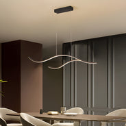 Skulpturale LED-Pendelleuchte – Wave Design in Nordic Minimalism-Lighting > Ceiling Lights > Linear Suspension-Lumensis-99 cm-Warmes Weiß-Lumensis