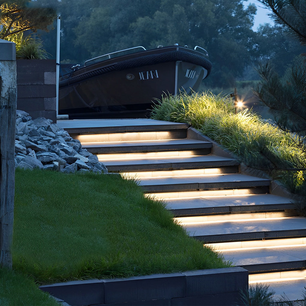 LED Treppenbeleuchtung Außen 24V – Flexibel & Wasserdicht (Zuschneidbar)-Lighting > Outdoor Lighting > Landscape Lighting > Step & Deck Lights-Lumensis-3 Seiten-Neutrales Weiß-Lumensis