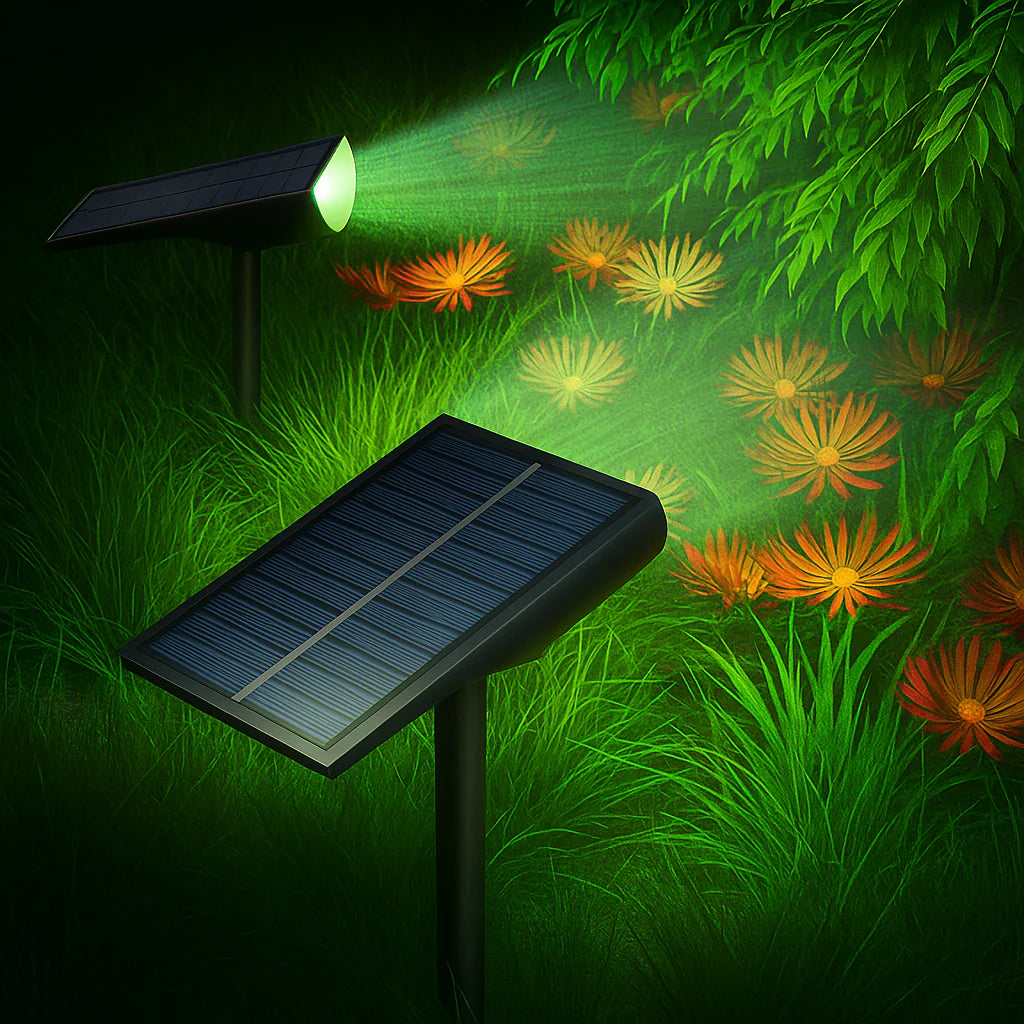 LED Solar-Wandleuchte Downlight – Verstellbar & Wasserdicht IP65-Lighting > Outdoor Lighting > Outdoor Wall Lighting > Outdoor Wall Sconces-Lumensis-Weiß-2 Stück-Lumensis