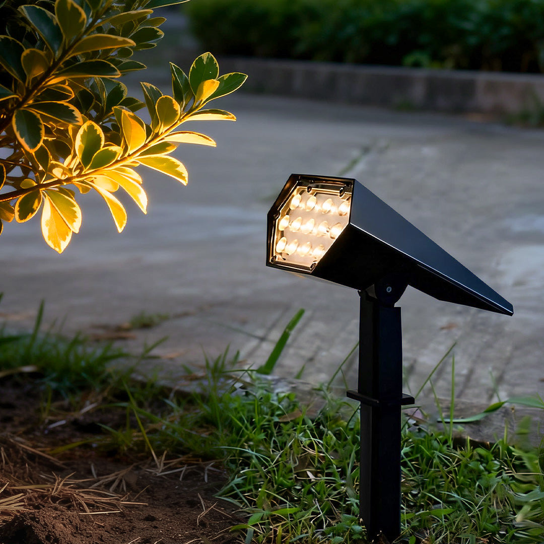 LED Solar-Gartenstrahler mit Erdspieß – Verstellbarer Outdoor-Spot-Lighting > Outdoor Lighting > Landscape Lighting > Spotlights-Lumensis-Warmweiß-2 Stück-Lumensis