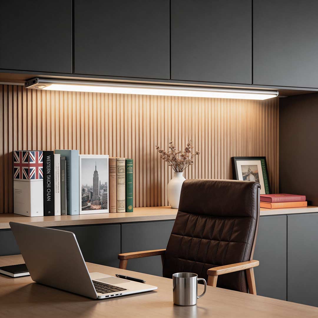 Kabellose LED Unterbaubeleuchtung – Mit Bewegungssensor & USB-Akku – Ultraflach-Lighting > Wall Lights > Undercabinet Lights-Lumensis-Silber-Weiß-Lumensis